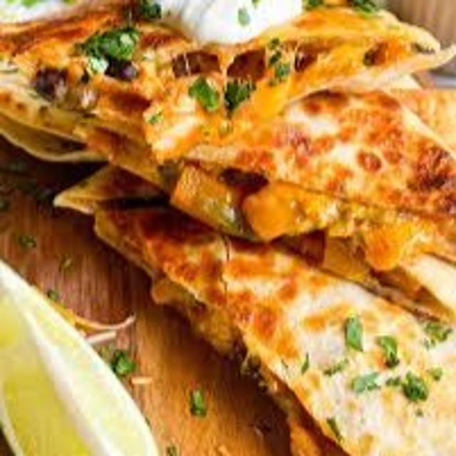 $12 Lunch Special - Hot Honey Shrimp Quesadilla.