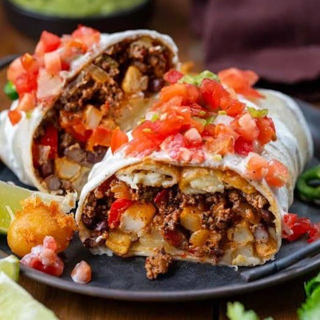 Tuesday Dinner Special - Big Texan Burrito.
