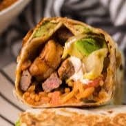 Tuesday Dinner Special - Surf & Turf Burrito.