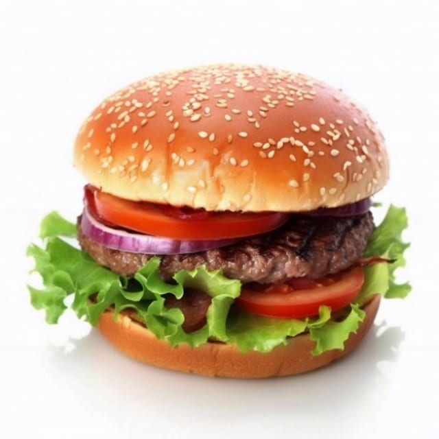 Hamburger - NO cheese.