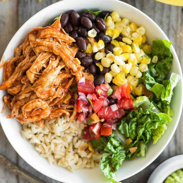 Pulled Chicken Bowl.