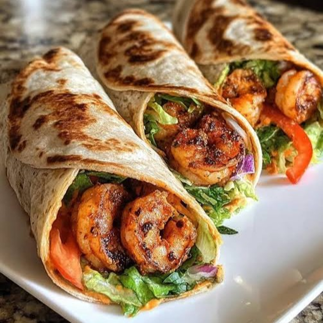 Tuesday Dinner Special - Southwest Shrimp Burrito.