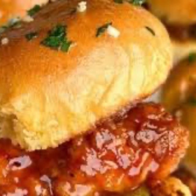Sliders - Nashville Hot Honey Chicken.