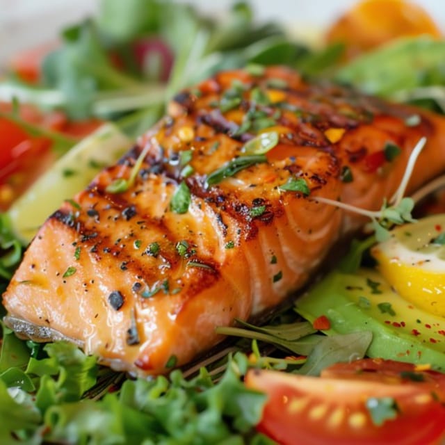Salmon Dinner - Cajun.