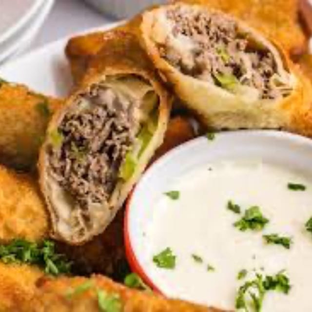 Cheesesteak Eggrolls.