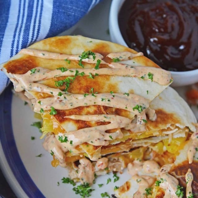 Chicken Quesadilla.