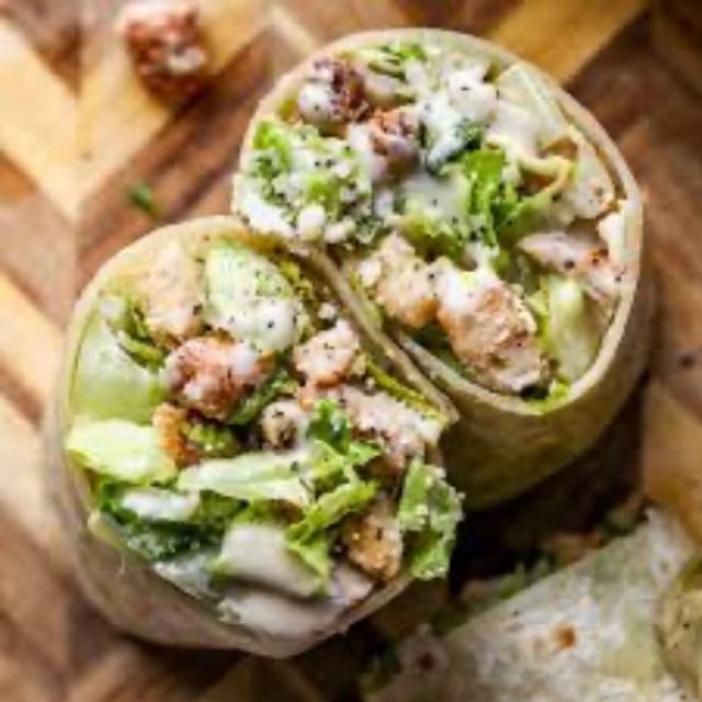 Chicken Caesar Wrap.