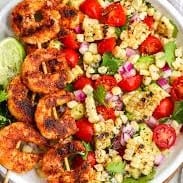 Thursday Dinner Special - Cajun Shrimp Skewers.