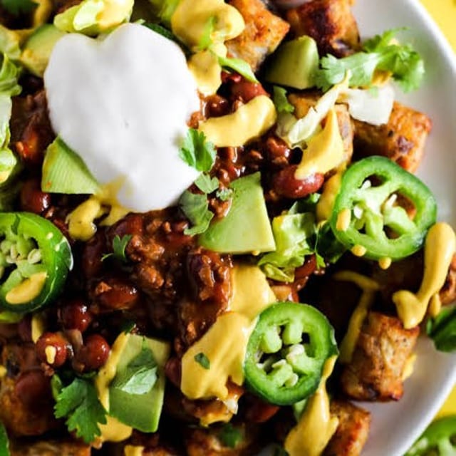 Chili Cheese Tots.