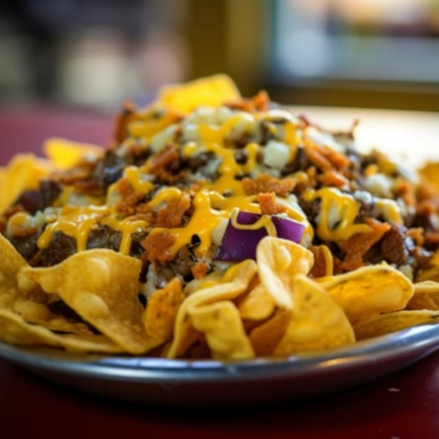 Cheesesteak Nachos.