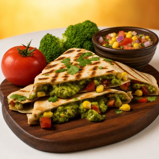 Veggie Quesadilla.