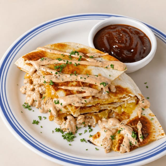 Chicken Quesadilla.