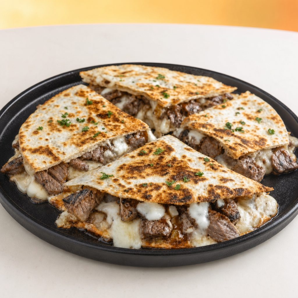 Cheesesteak Quesadilla.