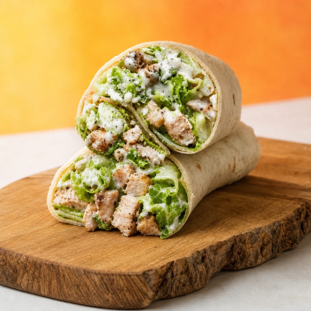 Chicken Caesar Wrap.