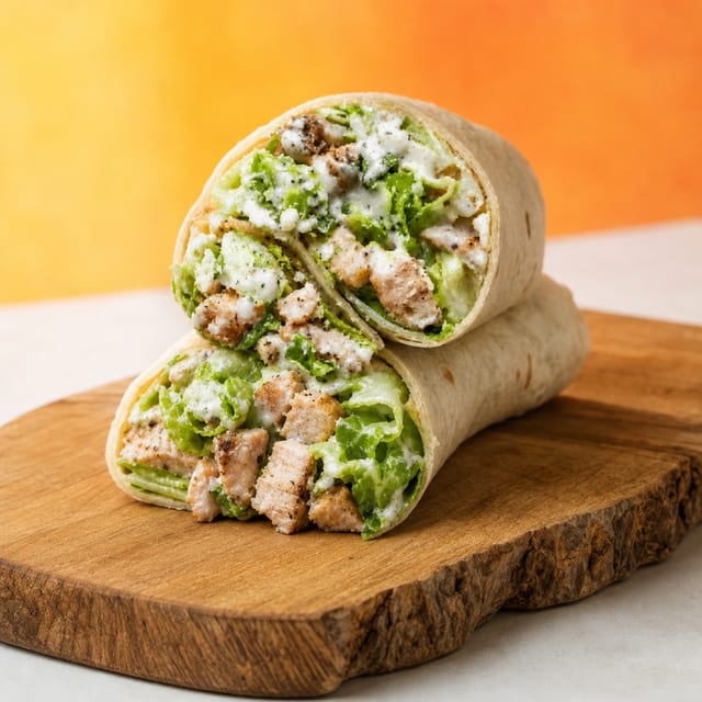 Chicken Caesar Wrap.