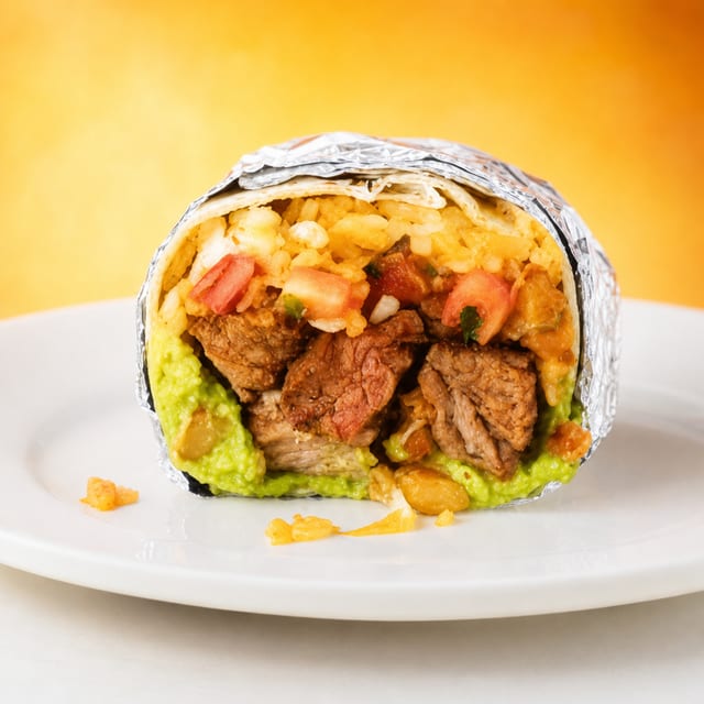 Tuesday Dinner Special - Surf & Turf Burrito.