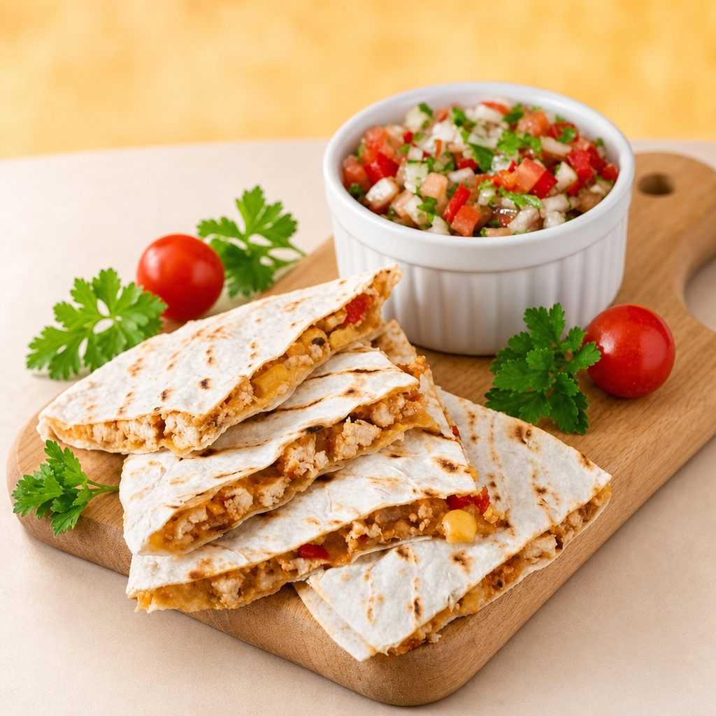 Cancun Chicken Quesadilla.