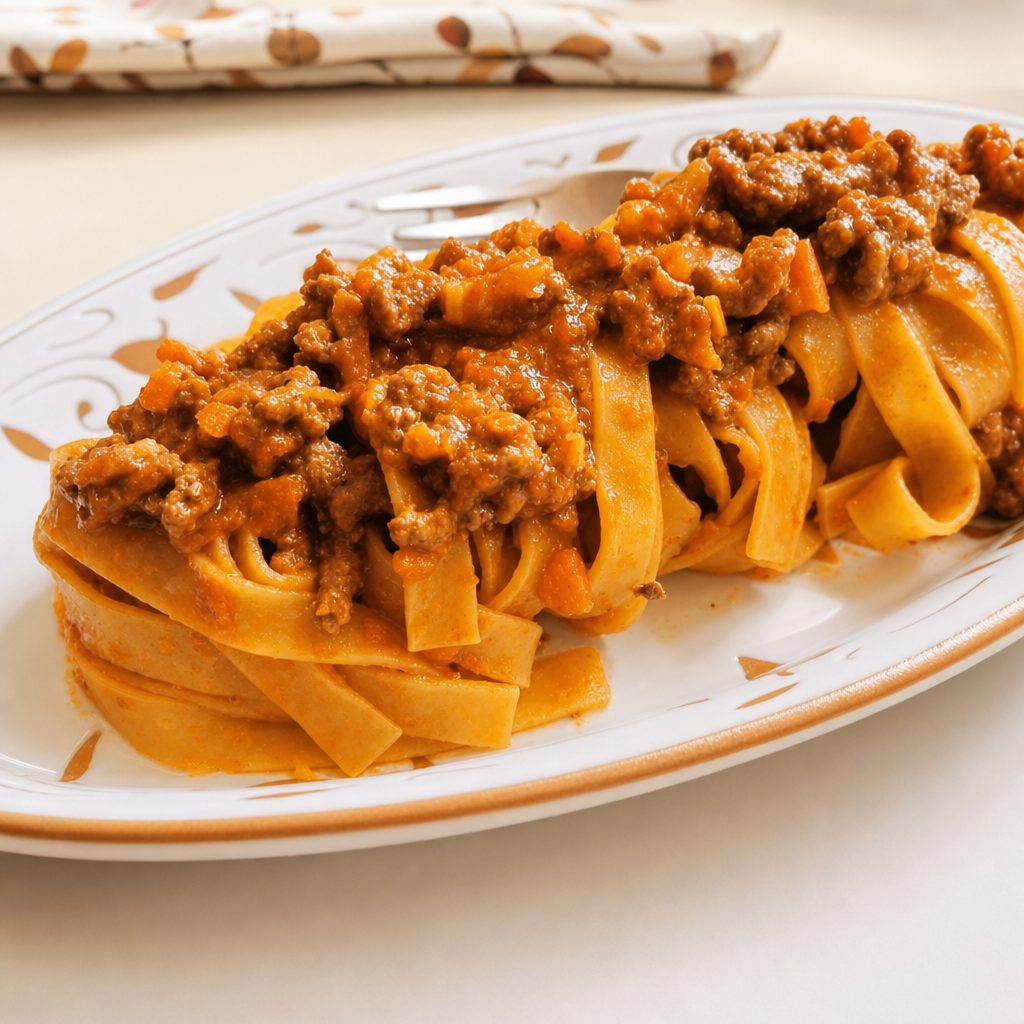 Thursday Dinner Special - Sausage Bolognese.