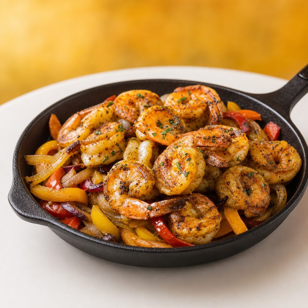 Monday Dinner Special - Shrimp Fajita.