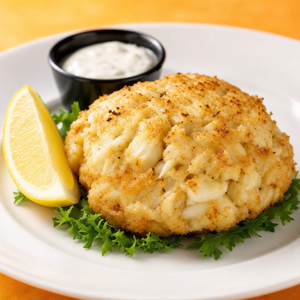 Tuesday Dinner Special - Crab Cake (1) Dinner.
