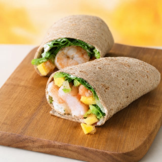 Spicy Shrimp Wrap.