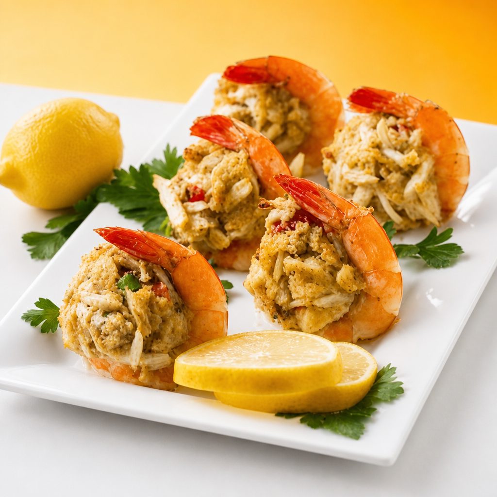 Friday Dinner Special - Crab Stuffed Shrimp.
