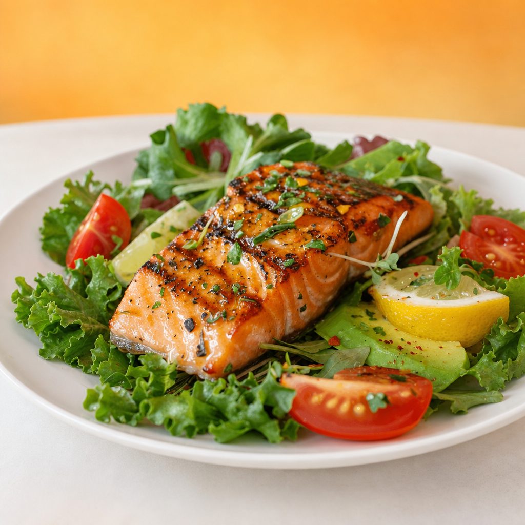Salmon Dinner - Lemon Pepper.