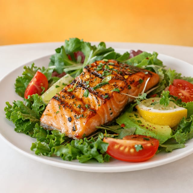 Salmon Dinner - Lemon Pepper.