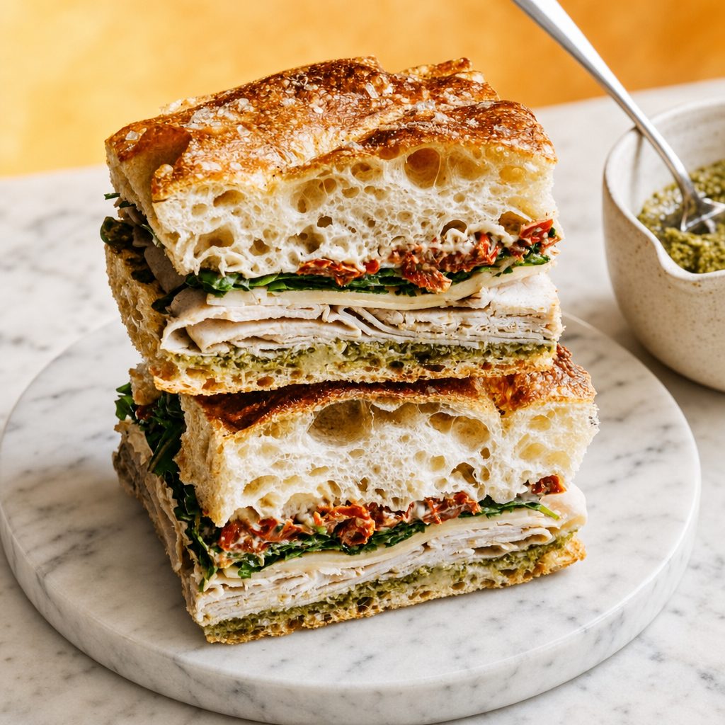 $12 Lunch Special - Turkey Focaccia.