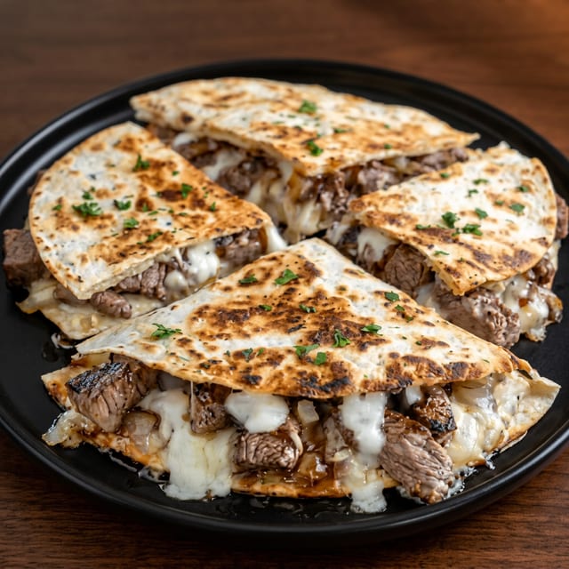 Cheesesteak Quesadilla.