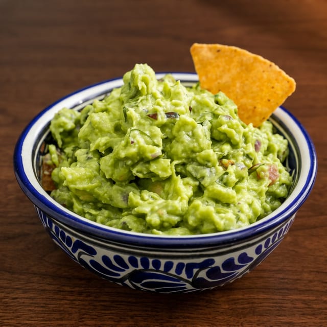 Guacamole & Chips - TO GO (32oz).