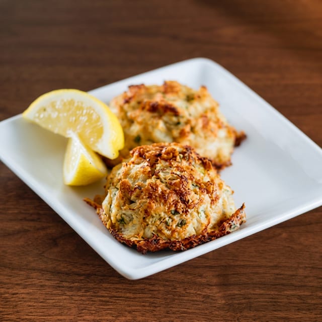 Saturday - Twin Crab Cakes.