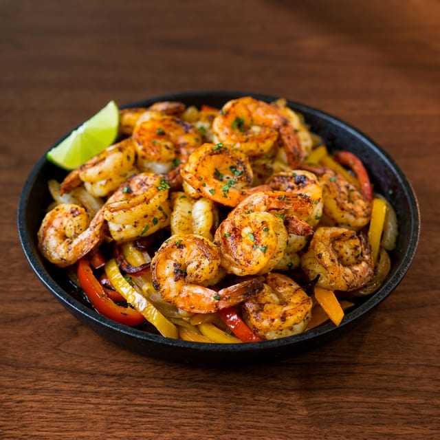 Friday Dinner Special - Shrimp Fajita.