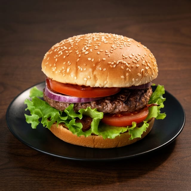 Hamburger - NO cheese.