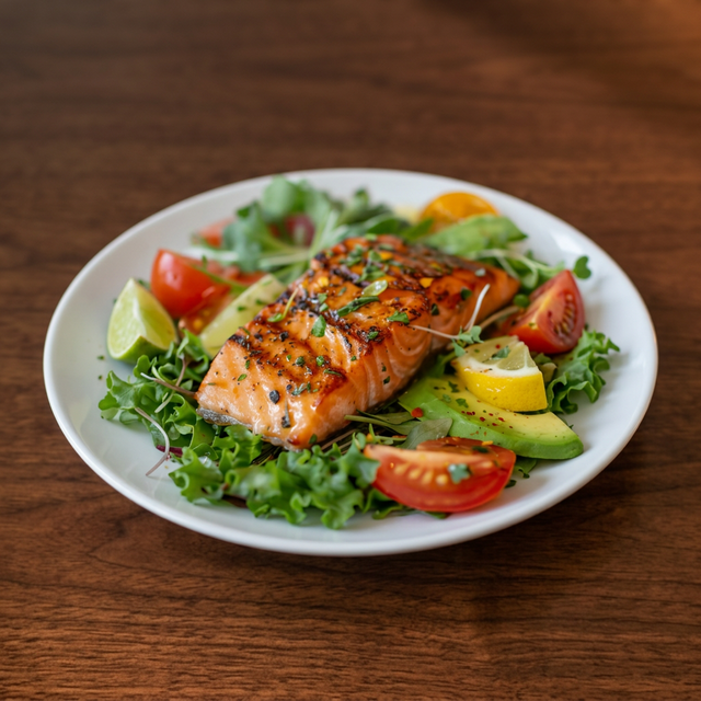 Salmon Dinner - Lemon Pepper.